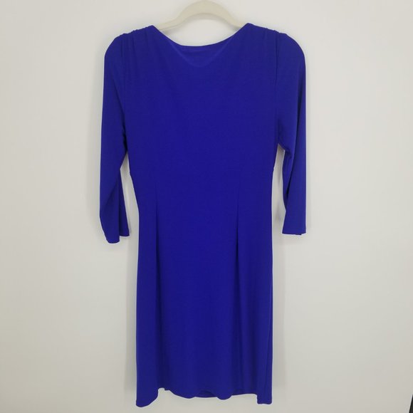 Ralph Lauren Ruched Jersey Knit Dress - Picture 6 of 8